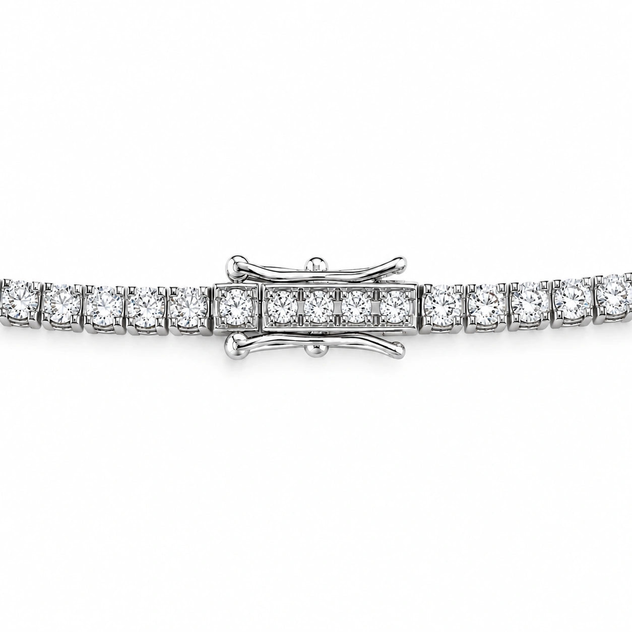 Livia Azzurro - Naszyjnik tenisowy z diamentami 3,51 ct