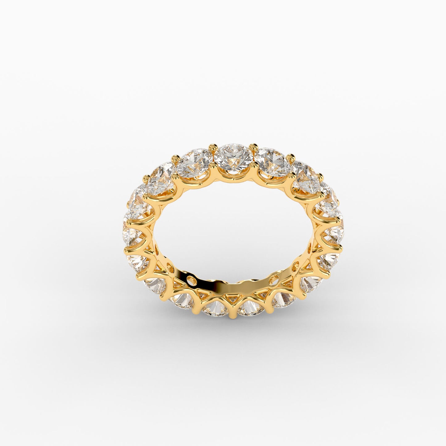 Livia Azzurro - Pierścionek Eternity AURA z diamentami 2,05 ct