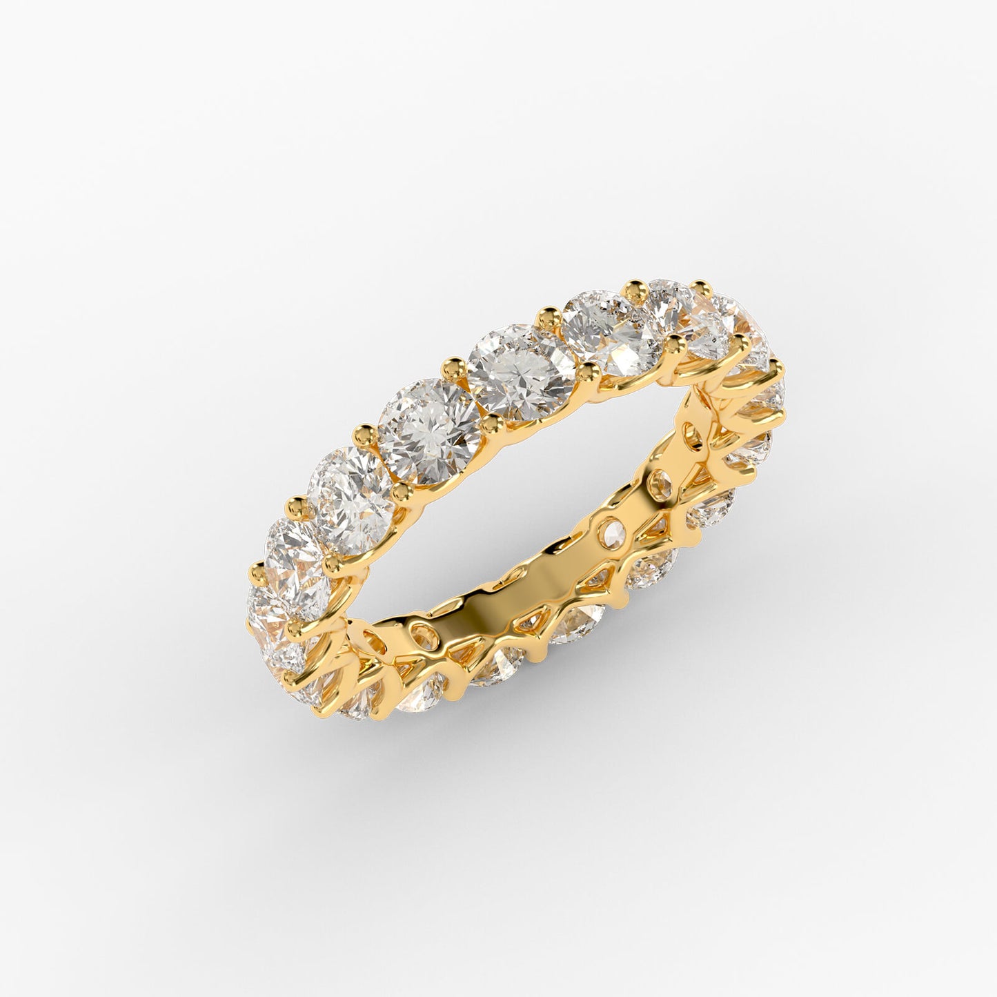 Livia Azzurro - Pierścionek Eternity AURA z diamentami 2,05 ct